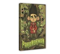 XZGTHYTYUY Poster sur toile Paranorman pour décoration de chambre à coucher, bureau, chambre, cadeau (50 x 75 cm)
