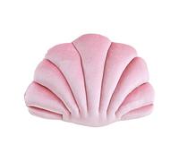 XzhixiangKing Oreillers 3D en forme de coquillage multifonctionnels, pour canapé, lit, décoration de bureau (rose)