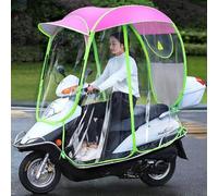 XZHWSZD Auvent Parapluie pour Scooter de mobilité - Housse de Pluie entièrement fermée, auvent Universel Pliable et imperméable pour Scooters à Moteur