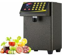 XZHWSZD Distributeur Automatique de Fructose 8 L, Pompe à sirop de Sucre 500 W pour Boutique de Bubble Tea, Machine doseuse en Acier Inoxydable avec Panneau de Commande numérique
