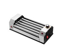 XZHWSZD Machine à Hot-Dogs à Rouleaux, Grill à saucisses 600 W avec Rouleaux en Acier Inoxydable, contrôle de température réglable pour Le Petit-déjeuner, Les fêtes et la Cuisine