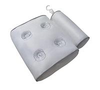 XZHWSZD Oreillers de Baignoire Oreiller de Bain antidérapant Oreiller de Bain rembourré Oreiller de Repose-tête de Baignoire avec ventouses pour Le Cou et Le Dos Fournitures de Salle de Bain(Gris)