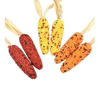 XZJMY Lot de 6 maïs artificiels, imitation maïs de Thanksgiving, modèle de maïs artificiel pour séance photo, cuisine, décoration d'intérieur