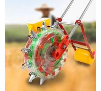 XZLZMYP Rouleau De Semoir De Jardin À Poussée Manuelle Facile À Utiliser Épandeur De Semences Portatif Machine De Semoir De Jardin À Poussée De Précision pour Pelouse Et Jardin,A,5 Mouths