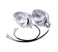 XZMALZYC Motorcycle universel phare Light Light Chrome Driving Passing Spot Light Lamp Motorbike B.O.B.B.E.R T.O.U.R.I.N.G C.H.O.P.P.E.R C.U.S.T.O.M (Color : A)