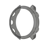 xzmnxzzme Coque de protection d'écran en verre PU à bord souple compatible avec Garmin ~ Forerunner 158/55 Fr158 Fr55 Coque de protection pare-chocs 55 bandes en nylon