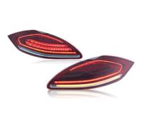 XZQSJHP Ensemble de Feux Arrière pour Porsche Panamera 2010~2013, Assemblage des Feux Arrière Antibrouillard Pare-Chocs Arrière Feu Stop Arrière Extérieur Modification de véhicule,Red Left