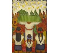 XZSFD NBGEA Affiche de Diego Rivera《Le Vendeur de fleurs》Estampes murales Cadeaux 40x60cm Non encadrés