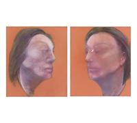 XZSFD NBGEA Affiche de Francis Bacon Art mural abstrait《Études d’Isabel Rawsthorne》par Francis Bacon Prints Figure Canvas Painting For Home Decor 30x40cmx2 Sans cadre