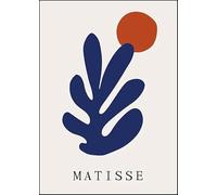 XZSFD NBGEA Henri Matisse Plante Affiche Impressions Couleur Abstrait Art Mural Image《Soleil Et Corail》Henri Matisse Peinture Sur Toile Pour Décoration Intérieure 40x60cm Non Encadré