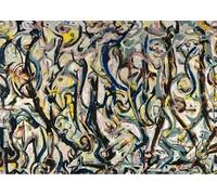 XZSFD NBGEA Jackson Pollock Affiche Impressions en couleur Abstrait Art mural Image Composition gothique Jackson Pollock Peinture sur toile pour la décoration intérieure 50x80cm Non encadré