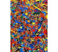 XZSFD NBGEA Jackson Pollock Affiche Impressions en couleur Abstrait Art mural Photo Jardin Composition Jackson Pollock Peinture sur toile pour la décoration intérieure 50x80cm Non encadré
