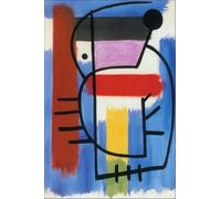 XZSFD NBGEA Joan Miro Affiche Impressions Couleur《Portrait De Femme Assise》Esthétique Abstrait Art Mural Image Par Joan Miro Peinture Sur Toile Pour Décoration Intérieure 50x70cm Sans Cadre