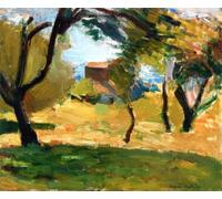 XZSFD NBGEA Matisse Poster « Paysage Corse » Art Mural Matisse Toile Peinture Plante Arbre Estampes Aquarelle Abstraite Photo pour Décoration D’intérieur 60×40cm sans Cadre