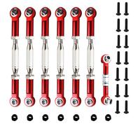 XZSNLYZ Tendeurs métalliques pour traxxas Slash 1/10 2WD/4X4, Rustler 2WD/4X4, Hoss 4x4, Stampede 4X4/2WD VXL, Nitro Slash/Rustler, X-01, Bandit/VXL, Bigfoot RC Car Parts Rouge