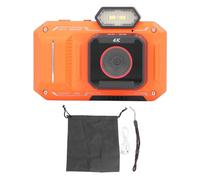 XZXCVN Appareil Photo Numérique 65MP HD, Zoom Numérique 18X, Écran LCD 2,88 Pouces, Autofocus Anti - Tremblement, Filtres Multiples, Caméra 4K Vlogging Blanche - Enregistrement 4K, (Orange)