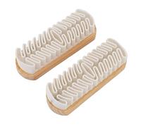 XZXCVN Brosse Nettoyage Cuir et Suède - Taille Compacte Poils Naturels Élimination Taches Tenaces, Marques d’Usure Nettoyage en Profondeur Brosser Doucement pour Chaussures, cs, Canapés