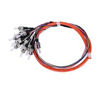 XZXCVN Câble Pigtail Fibre, Multimode ST/UPC, 12 Cœurs ; câble fibre optique - Faible Perte d'Insertion, Haute Stabilité, Pour Réseaux de Communication