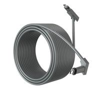 XZXCVN Câble Rectangulaire Satellite 30m, Extension de Remplacement Étanche avec Capuchon de Protection, Gris - Connexion Stable, Transmission 1200Mbps, Compatible Génération 2