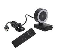 XZXCVN Caméra PC Autofocus 2K 4MP avec Télécommande, Lumière d'Appui USB HD pour Appels et Conférences - Image Claire, Microphones Stéréo, Protection Intelligente de la Vie Privée
