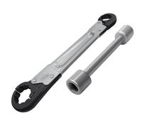 XZXCVN Clé À Arrêt D'Angle Ensemble De Clés De Plomberie, Acier Ni Plaqué, Demi - Ouverture Et Double Tête - Précision Et Adaptabilité, Résistance À La Corrosion, Pour Professionnels Et