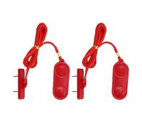 XZXCVN Clé de Sécurité Tapis de Course, Commutateur d'arrêt d'urgence Rectangulaire Universel, Lot de 2 Pièces - Compact et Résistant, Compatible avec la Plupart des Tapis, Sécurité