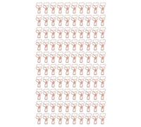XZXCVN Clips de forme de coeur - Force de serrage forte en métal durable Petits trombones pour le bureau et à la maison Utilisez 100 pack polyvalent (type 2)