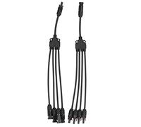 XZXCVN Connecteur Solaire Y Branche 1 vers 4, Adaptateur Parallèle Étanche, Connecteur Extérieur - Haute Protection IP67, Matériaux Résistants, Usage Industriel et Domestique