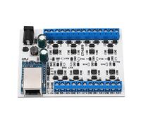 XZXCVN Convertisseur RJ45 vers 8, Module Hub avec Protection Contre Surtensions TVS, 115200BPS, Alimentation DC7-30V - Installation Rail DIN, Compatible Domotique et Surveillance (Module Hub)
