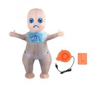 XZXCVN Costume Sumo Gonflable Bébé, Léger, Imperméable, 210T Polyester - Costume Amusant Innovant Adulte, Idéal Fête Baby Shower et Cosplay