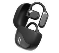 XZXCVN Écouteurs Traduction Instantanée Sans Fil, Oreille Ouverte, 144 Langues, Bluetooth 5.46, Autonomie Longue - Son Haut Débit, Compatible Multidispositifs, Pour Voyage et Affaires (Noire)