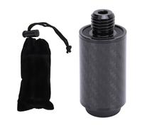 XZXCVN Extension de Queue de Billard 2 Pouces Fibre de Carbone, Accessoire Universel avec Bumper - Légère et Durable, Augmente la Stabilité et la Précision pour Joueurs de Billard