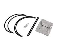 XZXCVN Hamac Chat Respirant en Maille, Lit Suspendu Detachable pour Animaux 43x43x24.5cm - Structure Métallique Robuste, Lavable en Machine, Idéal 4 Saisons (Grise)