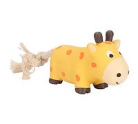 XZXCVN Jouet Chien en Latex Résistant Morsure avec Corde en Coton, Forme Cerf 20cm - Jouet Interactif Rigolo, Soulagement Ennui, Portable et Léger