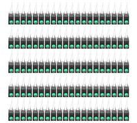 XZXCVN Kit Accessoires Industriels 100 Pièces, 3mm Lampes LED avec Support à Trou Latéral Simple, Lumière Bleue - Protection de la LED, Résistance Thermique, Usage Industriel (Feu vert)