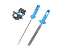 XZXCVN Kit d'Aiguisage Tronçonneuse, Ensemble de Limes 3 / 16in 325in, Polissage Rapide Multi - Angles - Cadre Guide Précis, Matériaux Robustess, Usage Bois et Jardin