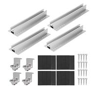 XZXCVN Kit de 4 Supports de Panneaux solaires en Alliage d'aluminium 300 mm, résistant à la Corrosion, pour Toit