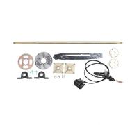 XZXCVN Kit Essieu Arrière 1000mm pour ATV Quads, Kit Complet avec Frein et Chaîne, Améliore la Stabilité de Conduite - Performance Fiable, Montage Facile, Pour Drift Trike et Go Kart