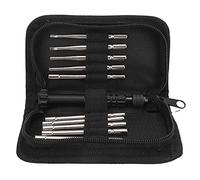 XZXCVN Kit Outils Réglage Carburateur 10 Pièces, Acier Inoxydable, Multifonction - Traitement Thermique Avancé, Étui Portable, pour Moteurs 2 Temps et Équipements de Jardinage