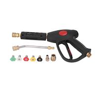 XZXCVN Nettoyeur Haute Pression Métal 4000 PSI, Raccord 1/4 Pouce, Lance Moussante, 7 Buses - Pression Puissante, Extension Polyvalente, Nettoyage Auto et Extérieur; Pistolet Lavage