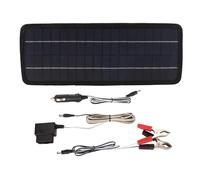 XZXCVN Panneau Solaire 10W 12V pour Batterie de Voiture, Kit de Charge Intelligente, Étanche et Durable - Protection Anti - Perte, Économie d'Énergie, Idéal pour Stationnement Long
