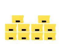 XZXCVN Porte - Cartes RFID Ultra Fin 10PCS, Protection Contre Le Vol, Accessoire Sécurisé, Jaune - Protection RFID Avancée, Design Compact, pour Hommes Et Femmes (Jaune)