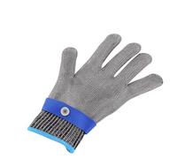 XZXCVN Résistant Coupures et Coupures, Fil D’acier Inoxydable, Protecteur Cuisine, Taille L - Protection Anti - coupe et Anti - perforation, Coton Confortable, Usage Mixte