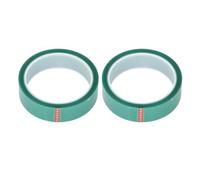 XZXCVN Ruban Adhésif Haute Température PET 0,06mm Épaisseur 25mm Largeur 33m Longueur, Ruban Isolation Vert - Résistance Thermique Supérieure, Application Industrielle, Masquage Peintur