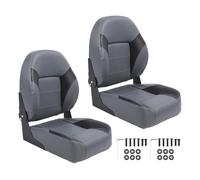 XZXCVN Siège de Capitaine de Yacht de Luxe 2pcs, Résistant à l’Eau et au Soleil, Confortable avec Dossier - Matériaux Durables, Design Ergonomique, Idéal Bateaux et Yachts