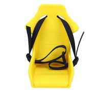 XZXCVN Siège Poupée Vélo Avant Plastique Jaune, Sangle Réglable et Pliable - Panier à Vélo Avant, Accessoire Imaginatif pour Enfant (Jaune)