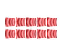 XZXCVN Stickers de Protection pour Vélo, 10 Pièces, Autocollants Résistants à l'Usure, Décoratifs et Anti - Rayures, Rouge - Protection Durable, Facile à Appliquer, Convient à Tous Type (Rouge)