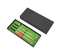 XZXCVN Stylo Golf avec Boîte de Rangement, Ensemble Cadeau Stylo Bille Mini Golf, 2 Balles et Drapeau - Design Élégant, Pratique et Amusant, Idéal pour Fans de Golf