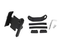 XZXCVN Support Téléphone Moto pour Navigation, Support Robuste en Alliage d'Aluminium avec Rotation 360 Degrés - Installation Facile, Ajustable, Compatible Vélo et Scooter