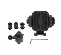 XZXCVN Support Téléphone Moto pour Rétroviseur, Antivibrations, Compatible 5,7 à 7,2 Pouces, Rouge - Fixation Stable avec Mécanisme de Verrouillage, Rotation 360°, Convient Scooter et (Noire)